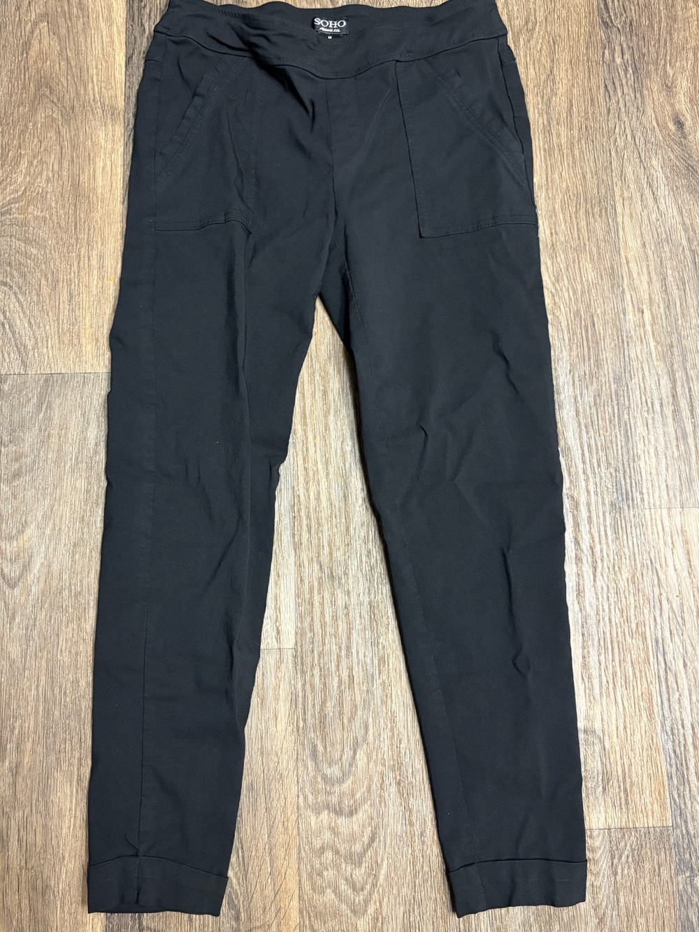Soho Apparel LTD Women's Stretch Black Pants Size M